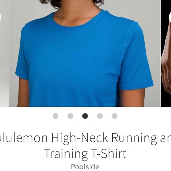 Lululemon high neck run and train tee BNWT - Picture 5 of 7